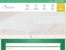 Tablet Screenshot of instantcare.com